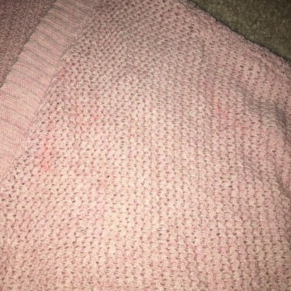 Light Pink Boyfriend Cardigan - Picture 5 of 6